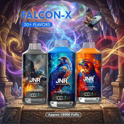 JNR Falcon X 18000 Vape – 50 Flavors & Smart Screen